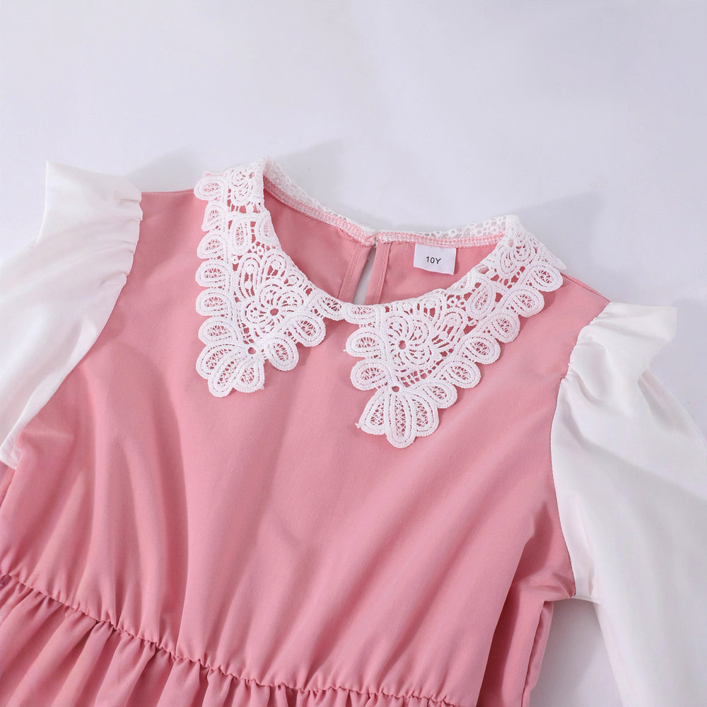 Girls' (tall) dress, peter pan collar dress