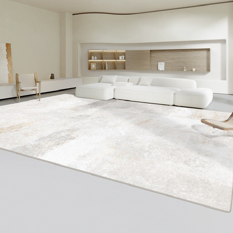 Living room carpet cream style classyaccessible luxurycasual sofa coffee table blanket for home no-wash large area full floor mat