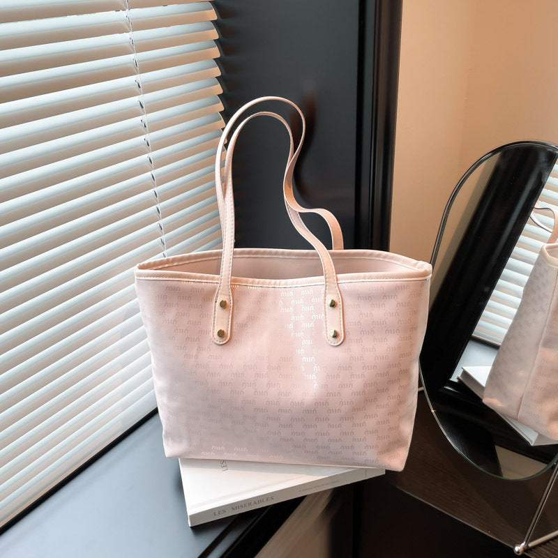 Premium Tote Bag Women's 2025 New Hand Carry Commuter Bag Versatile Fashion Going Out Large Capacity Shoulder Big Bag