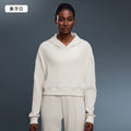 Loose hooded sports sweatshirt women's knittingeasiest for matchspring & falltopsshortwork clothingcasualpulloverd25162
