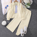 Hot-selling export children's clothing set for boys and girls, spring  european and american new style,  casual striped long-sleeved shirt and pants