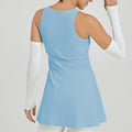 Lightweight & quick-dry badminton/tennis skirt dress - slim fit golf dress for women - figure-flattering pleated tennis skirt