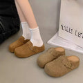 Casual style hidden heel toe cap slippers for women outwear2026springnew arrival one-leg belt buckle thick sole birkenstock shoes