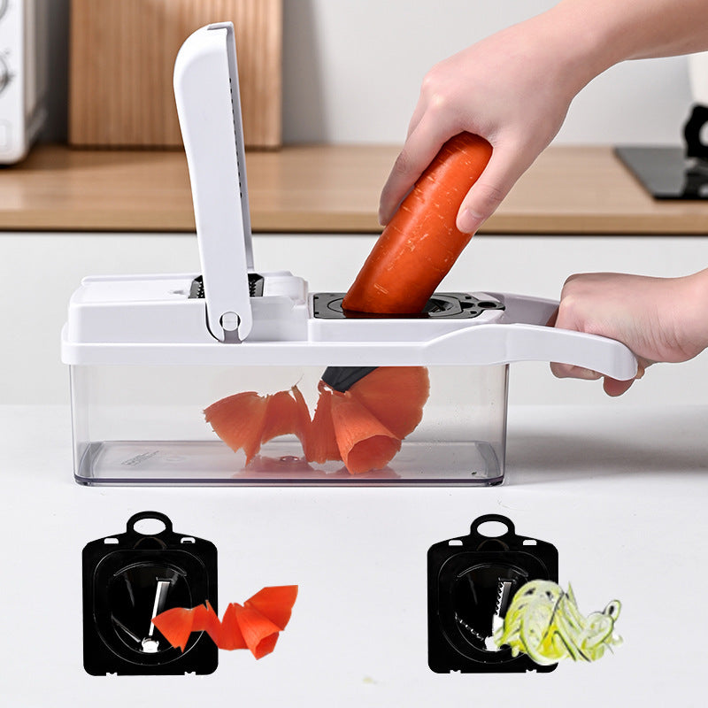 Multifunctional vegetable cutter, household grater, kitchen dicing tool, onion cutting, dicing, fruit cutting, vegetable cutting