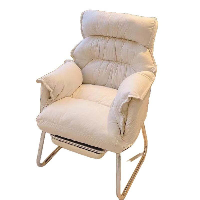 Lazy computer sofa chair for home bedroom desk chair comfortable long sitting back chair reclining casual dormitory