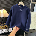 Long sleeveskidsgirlslooseletter bottom sweatshirt stylespring & fallprintingnew arrivalthickened baby boystops