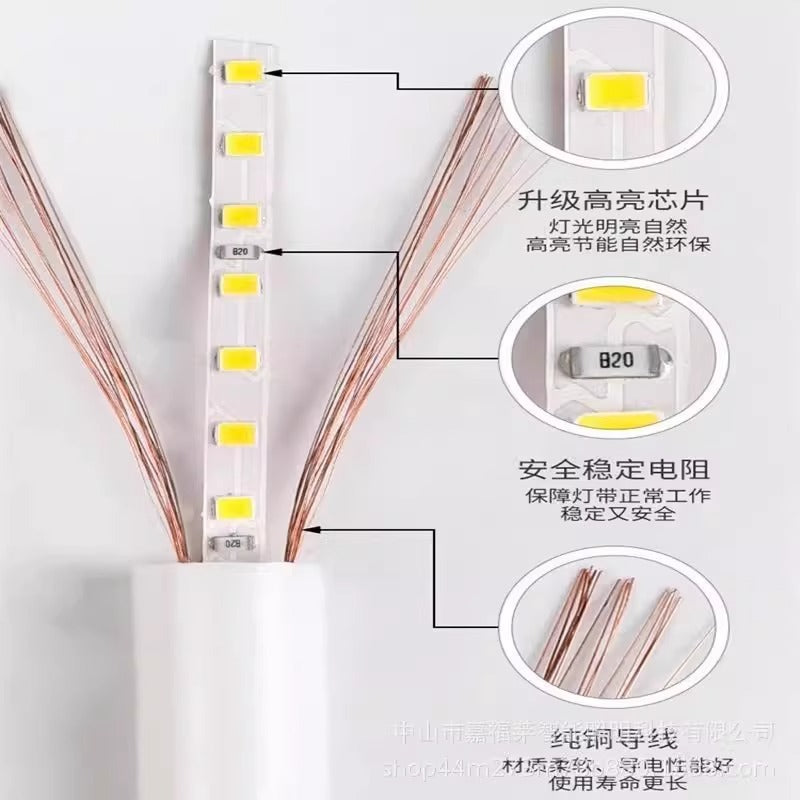 Low voltage led round 360 luminous flexible neon light with highlight outdoor lighting decorative waterproof 220v hose light