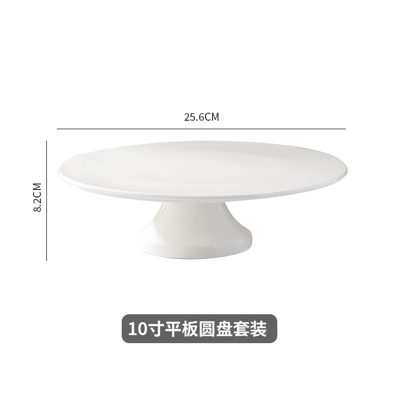 Dessert plate display stand set, cake tray, afternoon tea tableware, snack holder, cold food plate, tea break platter