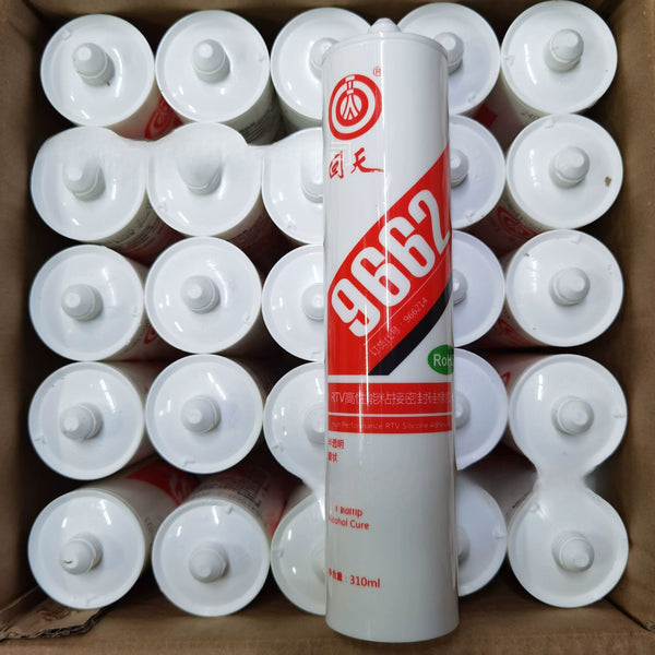 Manufacturer wholesale Huitian 9662 RTV bonding and sealing silicone rubber LED bulb sealant Huitian 9661 glue