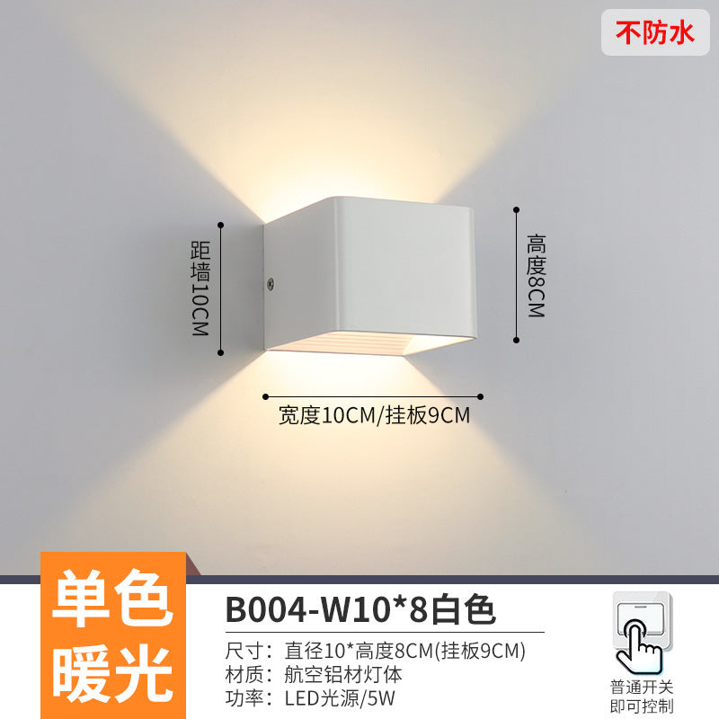 The whole network low-cost led corridor aisle entrance light new Nordic stairs balcony bedroom bedside background wall wall lamp