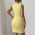 French chic sleeveless dress - summer  european & american new arrival - chanel-inspired, figure-flattering, socialite-style tank dress