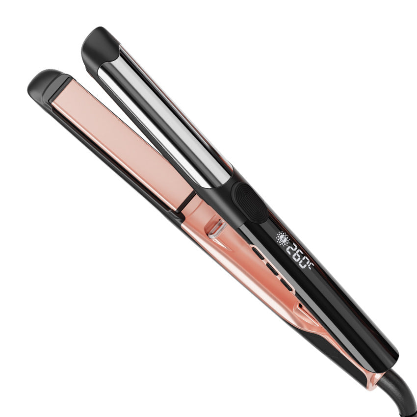 Cross-border hair straightener Negative ion hair straightener Splint Curling iron 2-in-1 Dual-purpose straightener