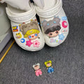 Crocs diy accessories shoe flower bubble jewelry shoe buckle detachable easiest for match stereo cute little girl buckle