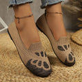 summer new arrival: plus size women's casual comfortable fashionable minimalist ethnic style flats - wholesale