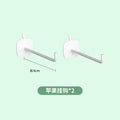 Apple hooks * 2 (white, black, yellow; default color is white)