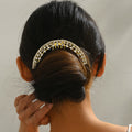 Women's hair clip jewelry wholesale: cross-border, light luxury, high-end, full diamond hair comb, baroque retro bridal holiday hair accessories