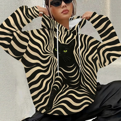 hot-selling women's hoodies, new casual loose long-sleeved hooded sweatshirts, dropshipping available