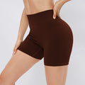 yoga wear sports three-quarter pants for women high waist belly control outwear elastic peach butt fitness yoga shorts summer