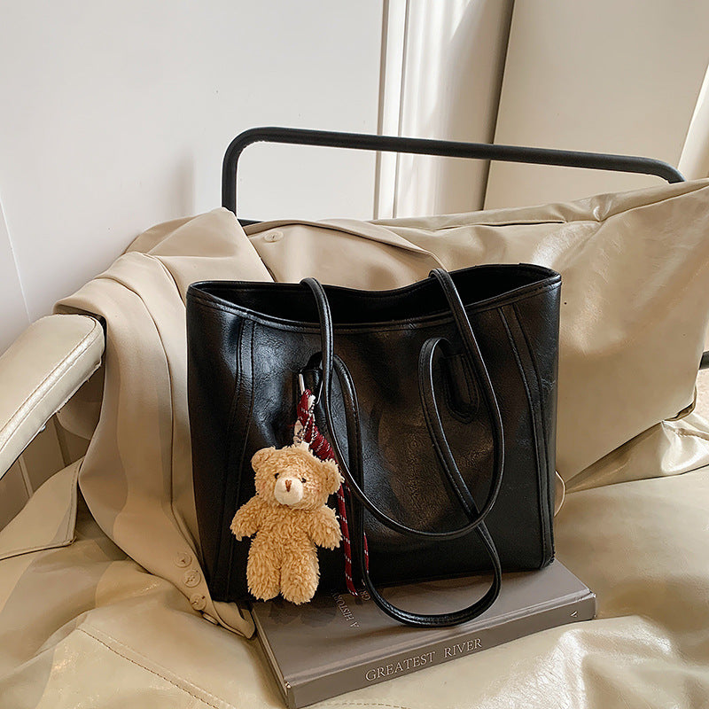 2025 new autumn/winter casual versatile shoulder bag - vintage large capacity commuter tote - women's high-end underarm bag