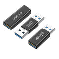 Usb 3.0 adapter, male to male/female to female, phone/laptop charging & data transfer, type-c converter, external connection