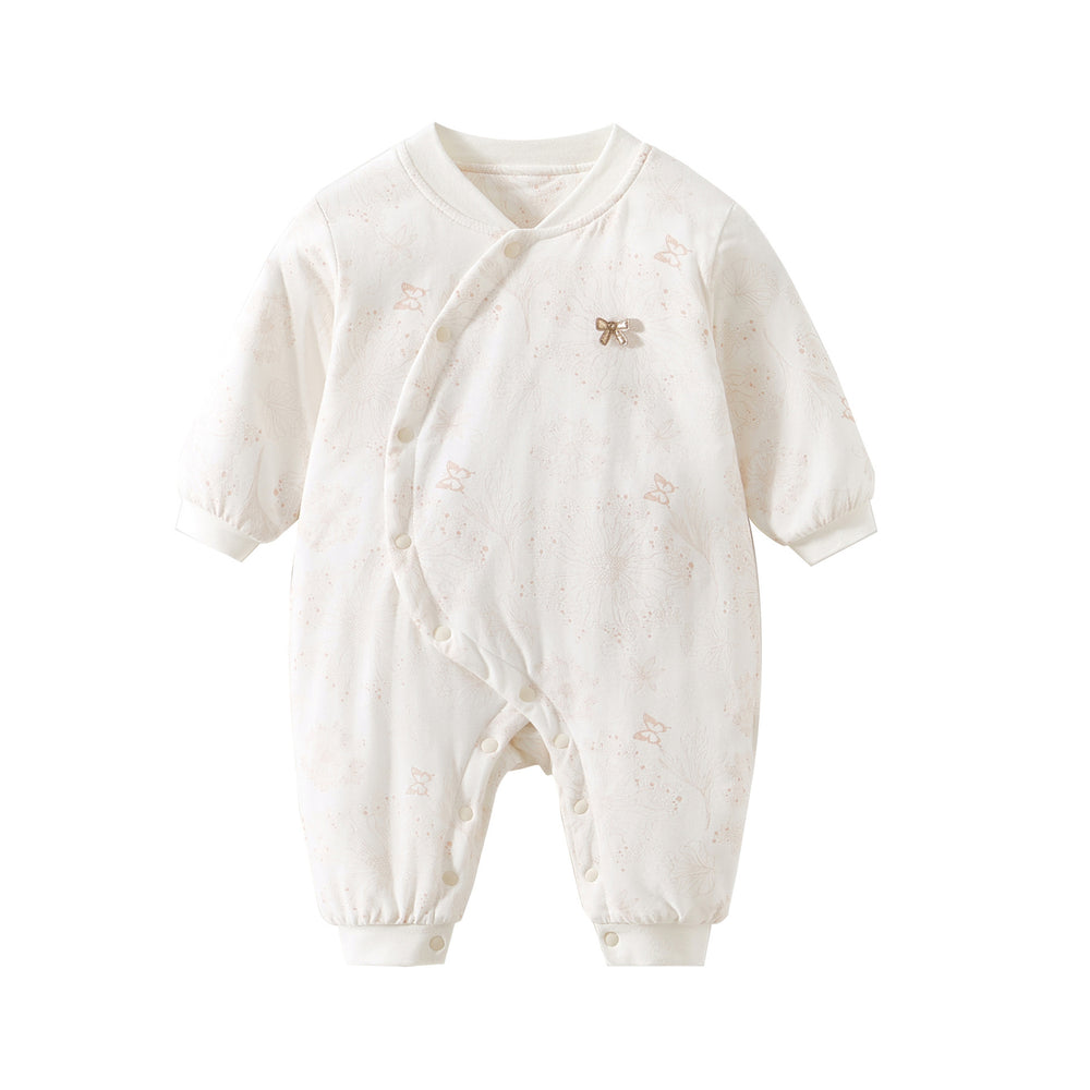 Babibele baby rompers - pure cotton, lightweight cotton, warm newborn baby clothes, quilted onesies, crawling suits, sleepwear