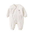 Babibele baby rompers - pure cotton, lightweight cotton, warm newborn baby clothes, quilted onesies, crawling suits, sleepwear