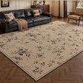Carpet living room french retro medieval style ice silk mat carpet no-wash and wipeable sofa coffee table floor mat
