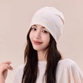 【jacquard cotton】summer thin postpartum hat - moisture-wicking, breathable, head protection, large head circumference, sleep cap, windproof
