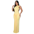 European and american cross-border  autumn new fashion solid color elegant slim-fit ribbon backless sexy bodycon dress for women