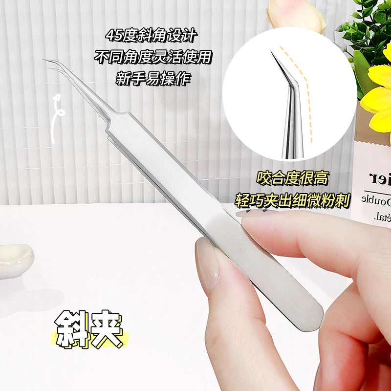 Keqi acne needle acne acne needle blackhead clip 4-piece suit stainless steel pick squeeze acne beauty tool wholesale