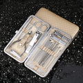 19-piece manicure set: nail clippers, beauty & pedicure care kit, eagle mouth pliers tool wholesale