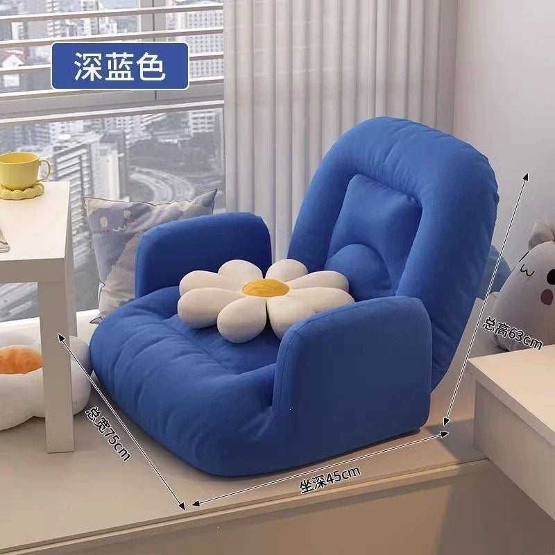 Beanbag sofa bedroom bay window windowsill tatami bed backrest foldable seat cushion backrest chair single chair