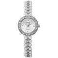 accessible luxury round water drop face pearl bracelet watch fashion handmade beaded gift elegant women's watch wholesale