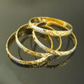 hot selling 4pcs ethiopian two-color women's bracelet fashion dubai wedding bracelet