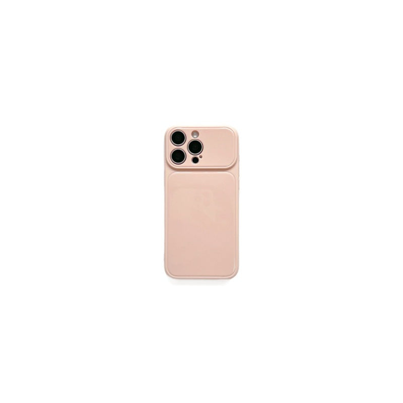 Suitable for apple 17 mobile phone case soft color large window glossy simple macaron all-inclusive iphone18 anti-fall case 12
