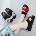 2025 beach vacation sweet thong sandals - summer travel non-slip high heel outdoor beach slippers for women