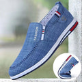 Men's youth korean style british fashion trendy men's shoes business shoes slip-on casual canvas shoes wholesale dropshipping