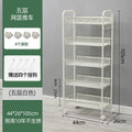 Kitchen storage rack, movablefor home, small trolley, floor-standing multi-layer vegetable basket, vegetable basket, toy storage artifact