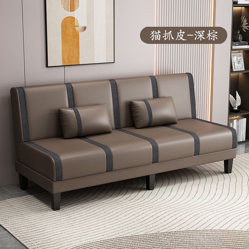 Sofa can be folded for dual use, double and three-person multi-functional simple rental room bedroom lazy living room foldable sofa bed