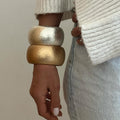 Spring bracelet wholesale fashion cross-border jewelry fashion round open bracelet alloy wide version ancient gold bracelet for women