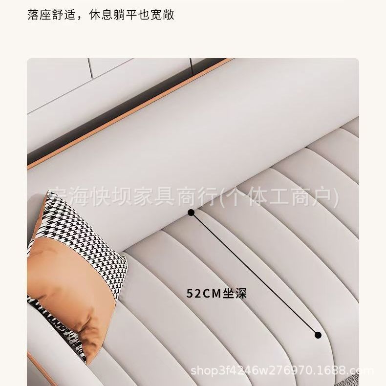 Sofa small apartment apartment office clothing store rest area reception beauty salon double three-seater sofa living room
