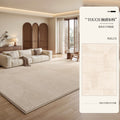 Carpet living room cream style no-wash and wipeable waterproof medieval style sofa coffee table thickened soundproof floor mat bedroom floor