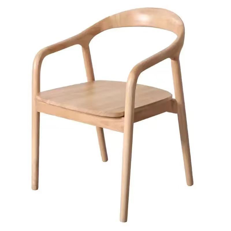 All solid wood chinese restaurant dining chair creative study back chair shu president chair sales department tea making log negotiation chair