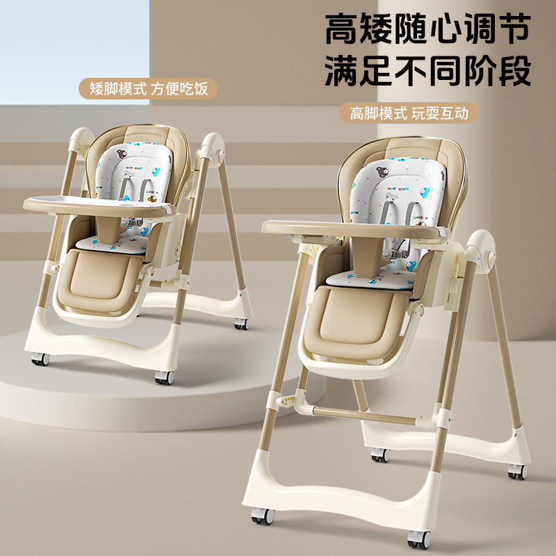 Baby Dining Chair Eating Chair Multifunctional Foldable Home Portable Baby Dining Table Seat Baby Chair