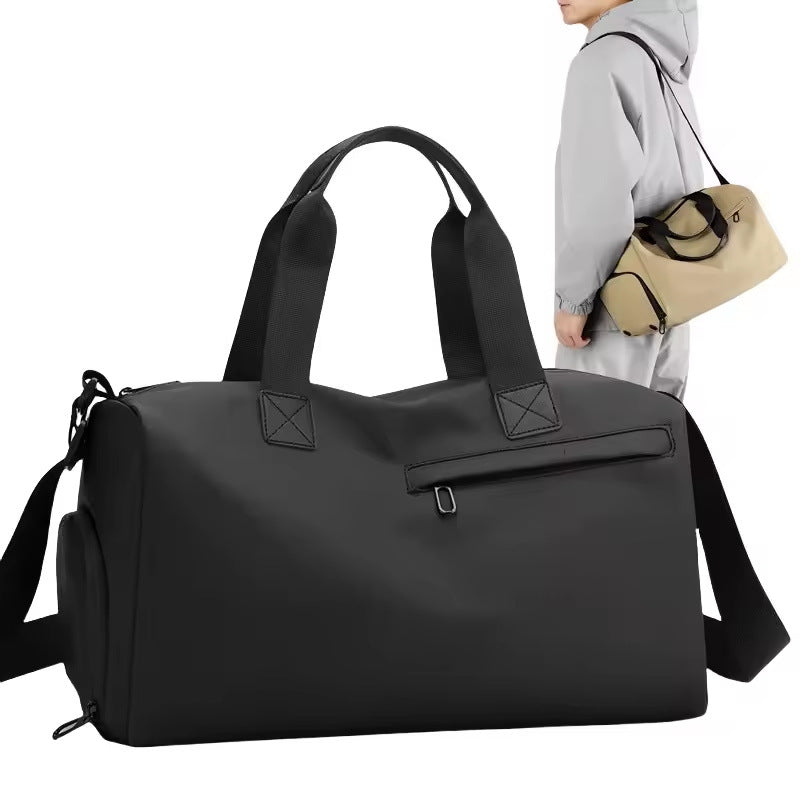 unisex sports and fitness bag, large capacity, wet and dry separation, swimming bag, short trip business travel tote bag