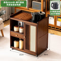 Mobile small tea table tea cabinet for home balcony tea table tea table all-in-one coffee table table tea drinking complete set