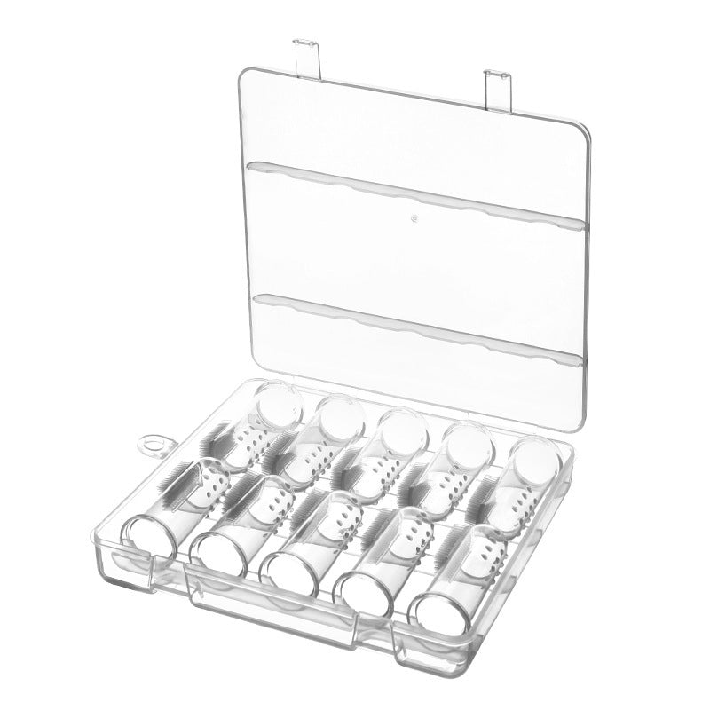 Boxed baby thumb cover toothbrush, silicone baby teeth brush, finger cover toothbrush, baby tongue coating cleaning brush, ten packs.