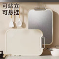 Pure titanium cutting board for home antibacterial and mildew-proof food grade double-sided fruit chopping board kitchen special chopping board knife version sticky board