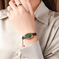 New arrivalelegantretrocasual oval student watch niche style women's watch belt quartz women's watch