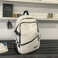 Backpack k-style pure color couple large and small travel backpack student large capacity water-repellent lightweight backpack wholesale